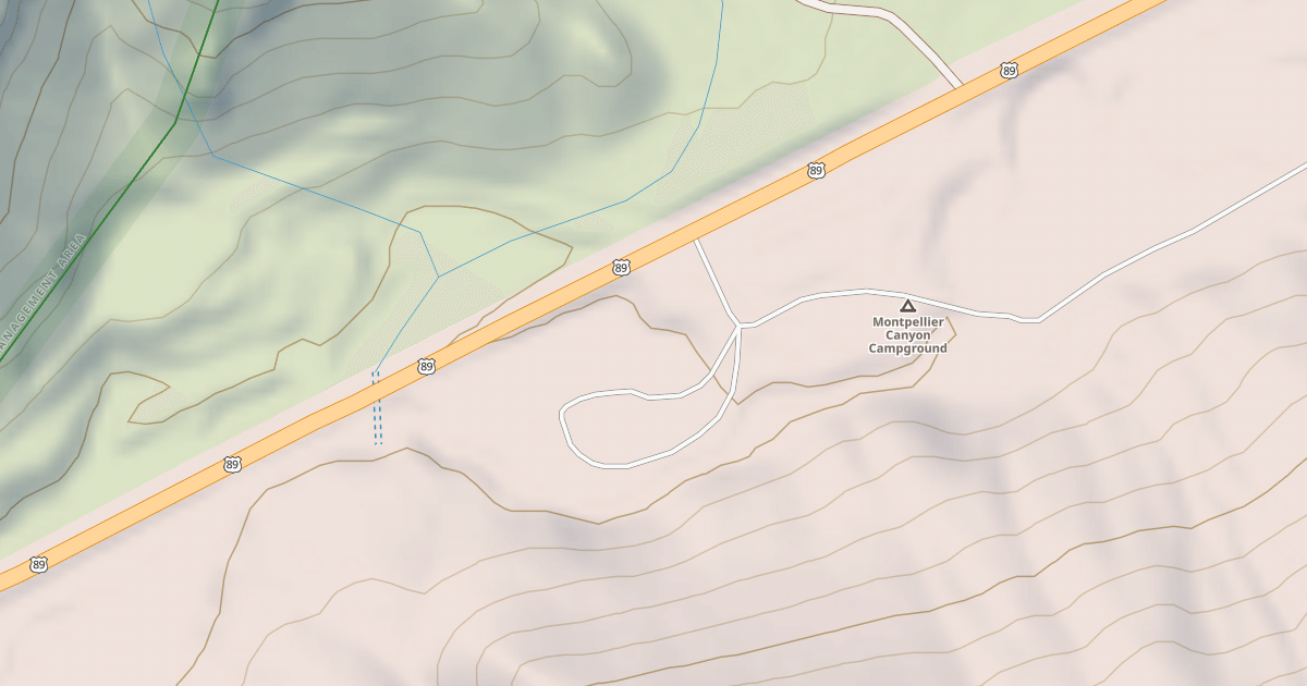 Map preview of MONTPELIER CY CAMPGROUND