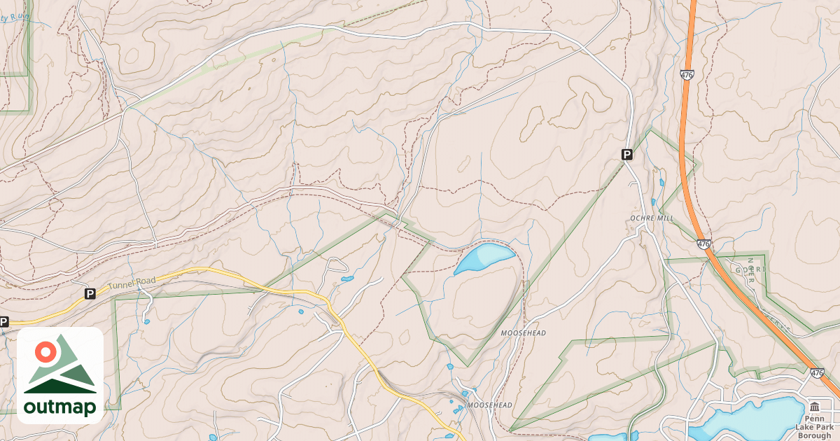 Map of Disabled Person Route