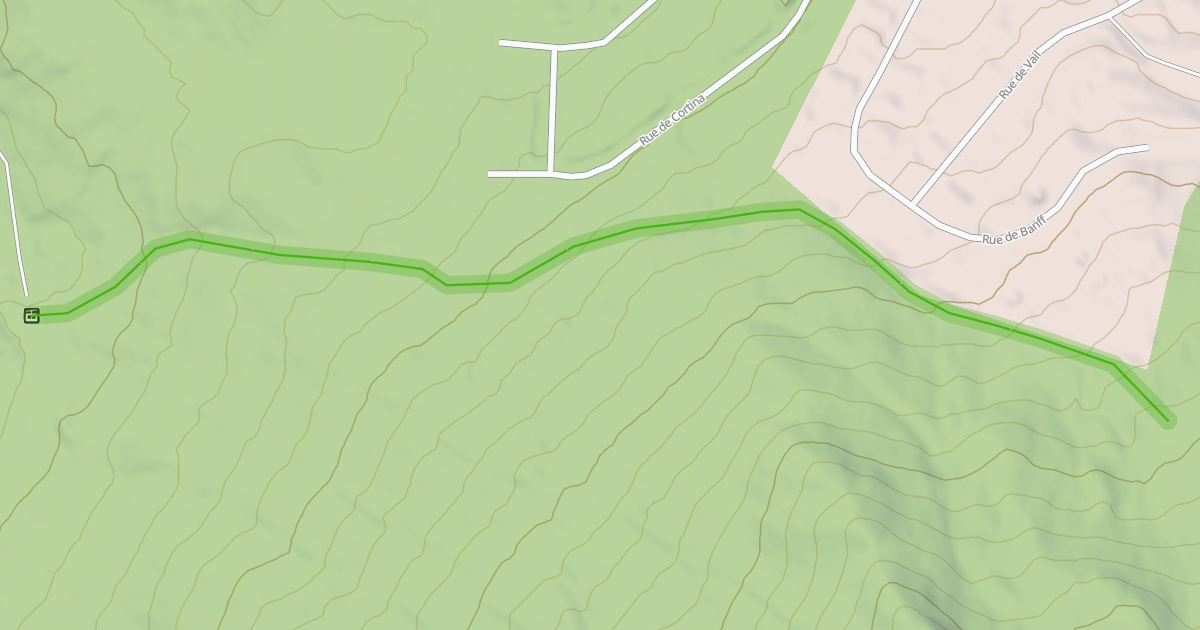 Map preview of Accès Nord-Ouest