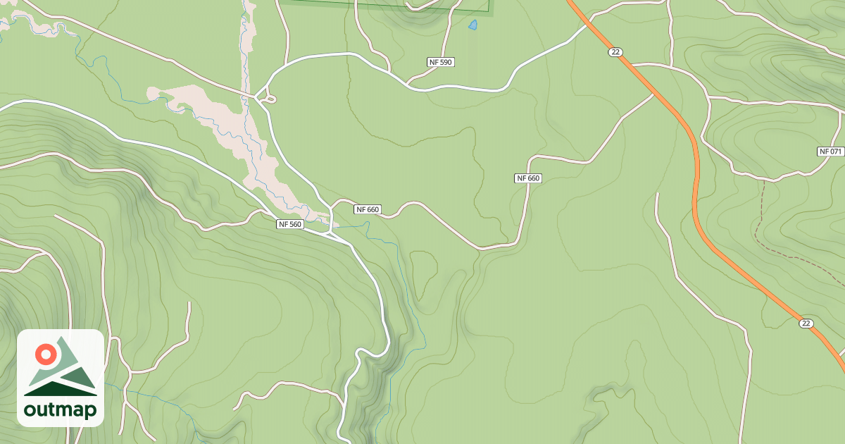 Map of LAVA LAKE RD