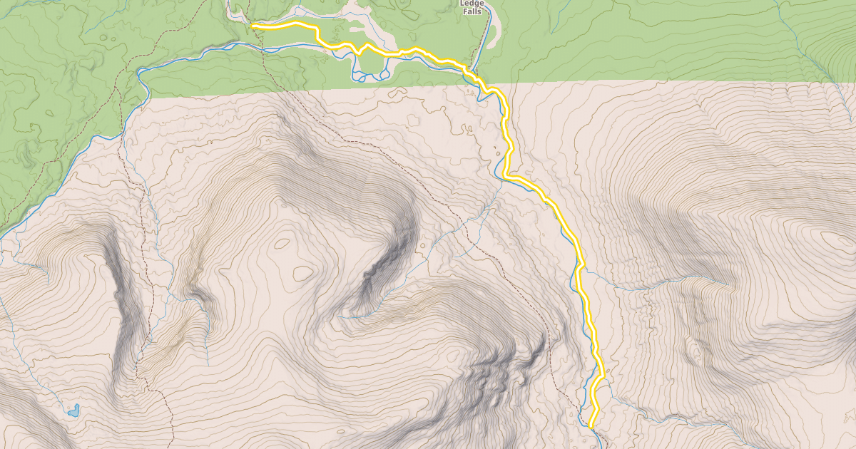 Map preview of Wassataquoik Stream Trail