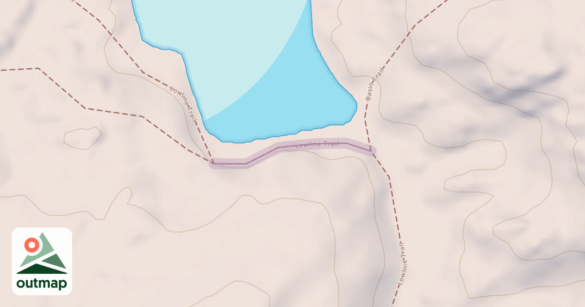Map of Lowline Trail