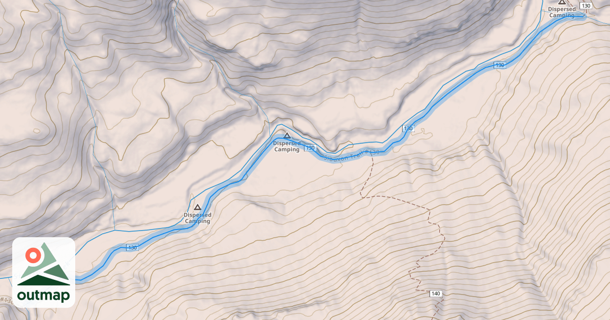 Map of Siouxon Trail #130