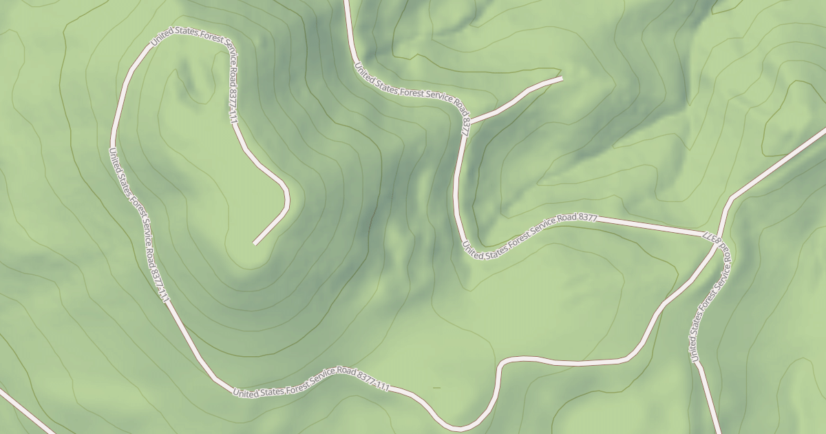 Map preview of USFS National Forest System Roads {CE930740-938B-4458-A7CF-5F837A55EF39}