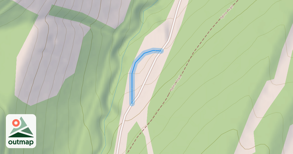 Map of Thaynes Canyon