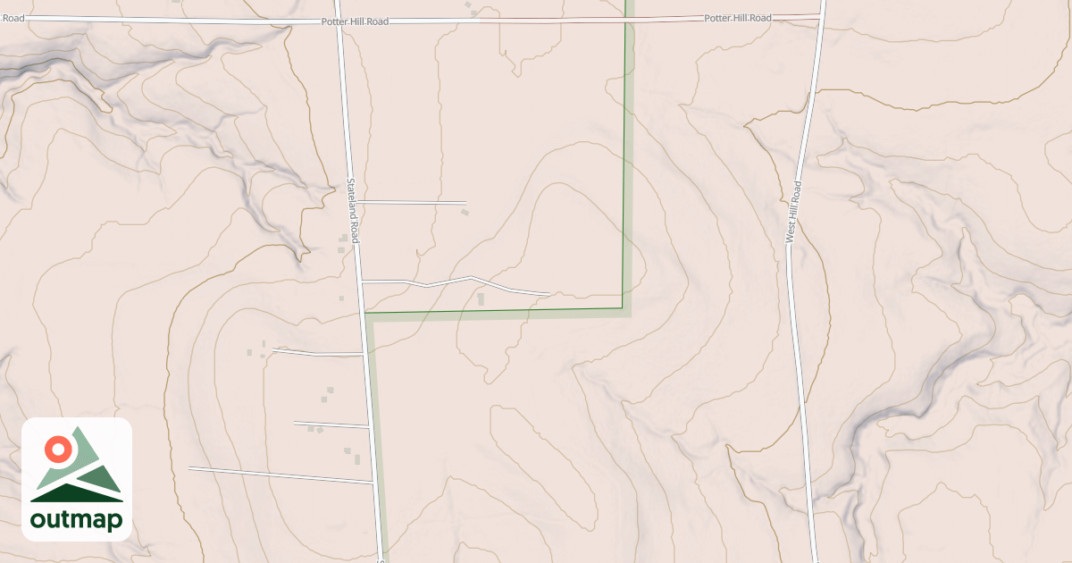 Map of Cattaraugus Sno Bounders