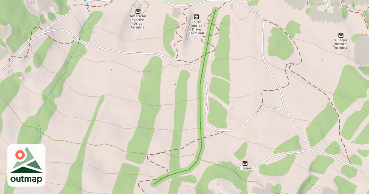 Map of Tyrolienne Park