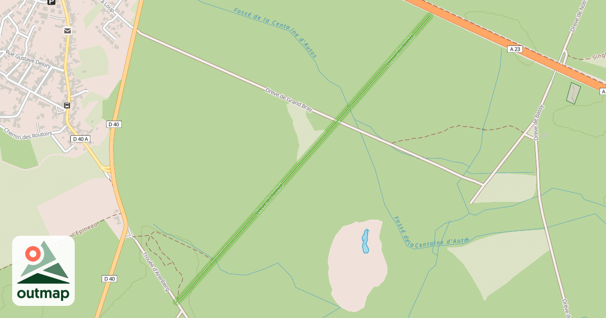 Map of Dreve du Rethot