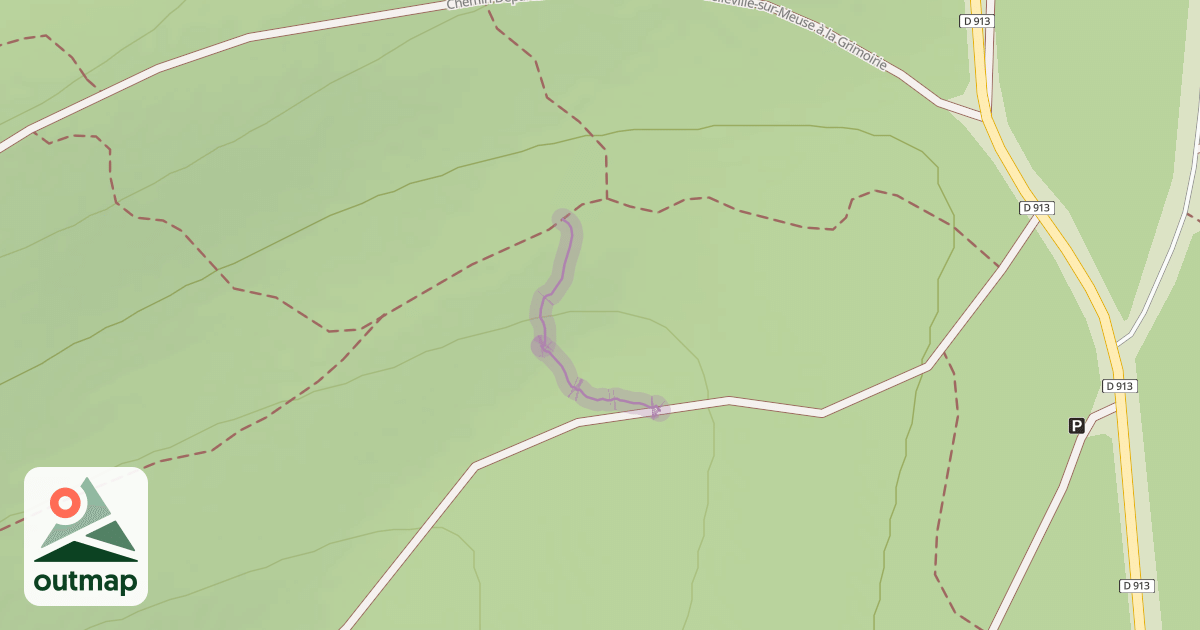 Map of Single très raide à faire en Déscente mais il y a un moment donner un chemin de Quad