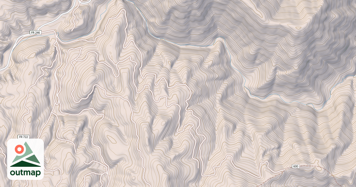 Map of HORNBY CREEK