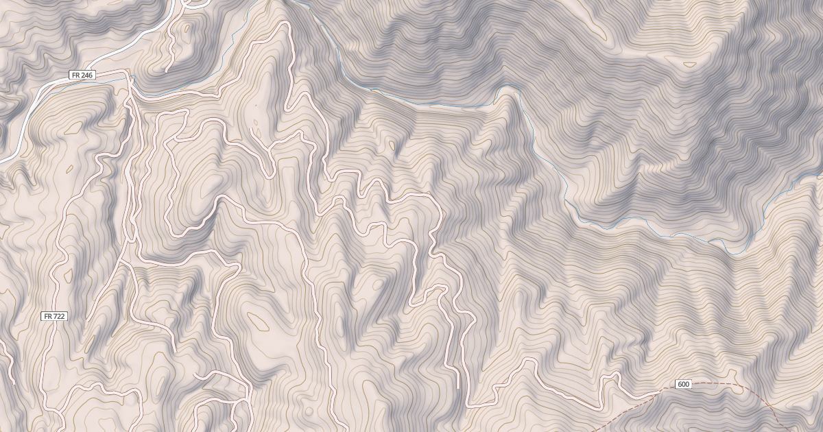 Map preview of HORNBY CREEK