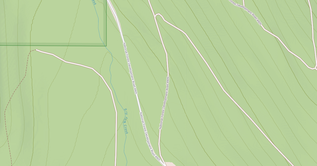 Map preview of DRY FORK LOOP