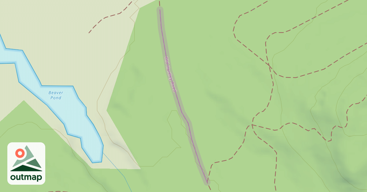 Map of Old Hartley Road