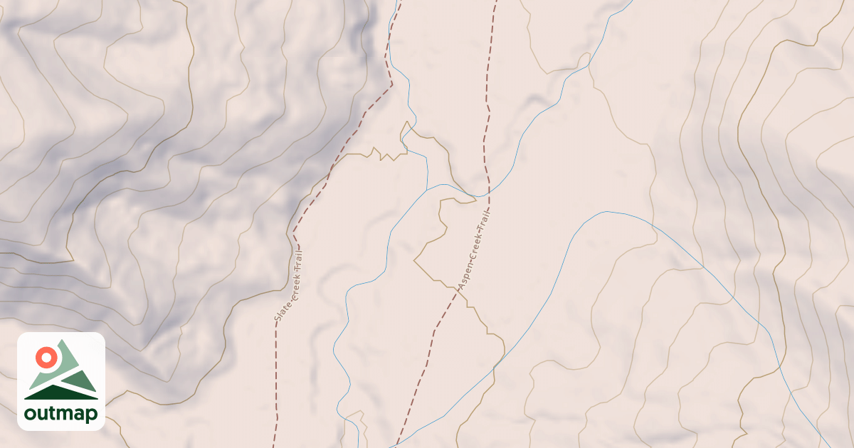 Map of Carmichael Fork Snowmobile