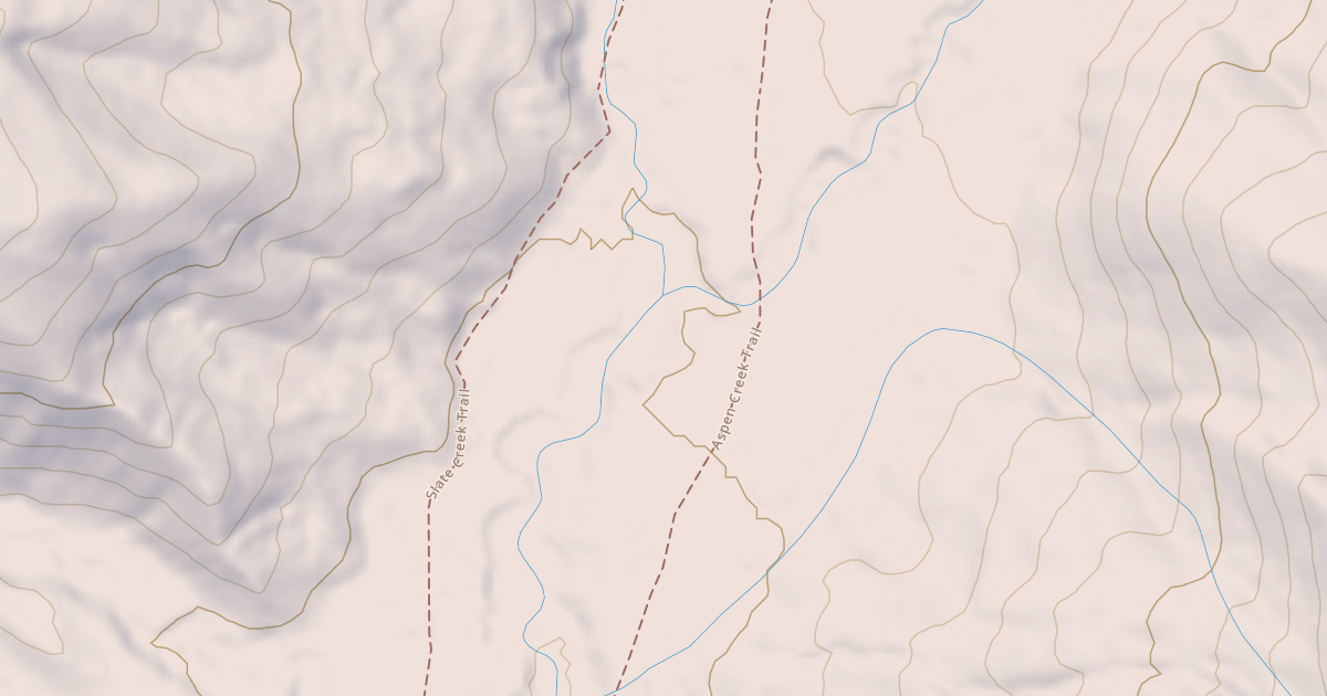Map preview of Carmichael Fork Snowmobile