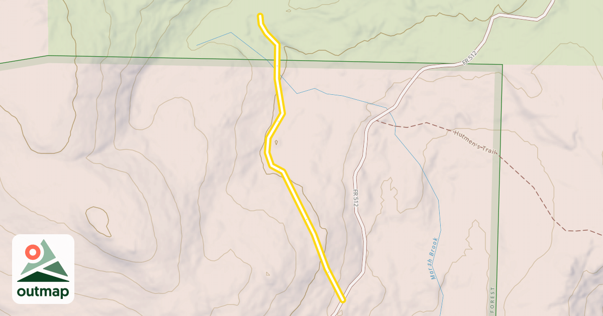 Map of 63. Beaver Bog Trail