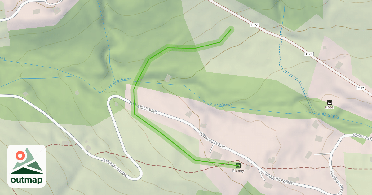 Map of Accès Planey