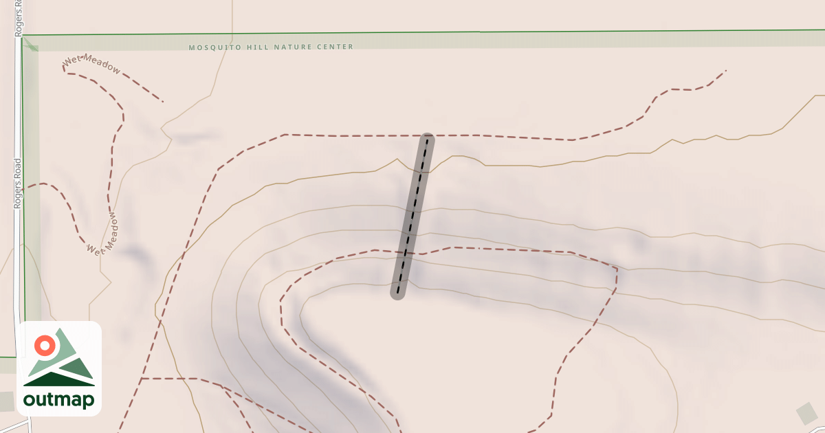 Map of Old Ski Jump Run
