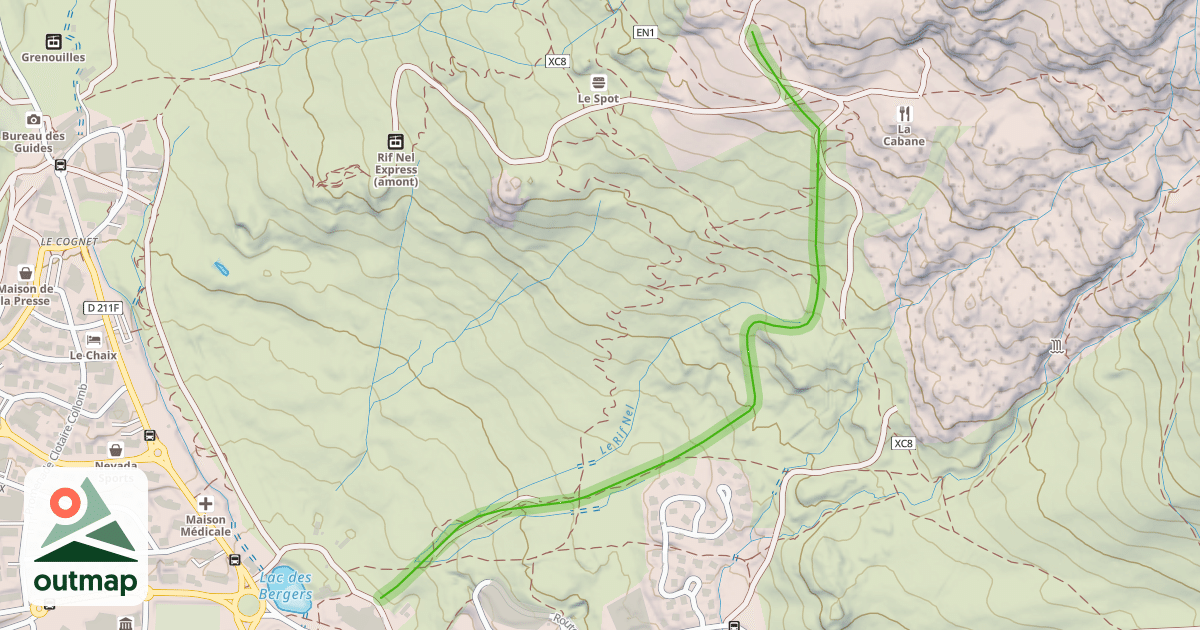 Map of Loup Blanc