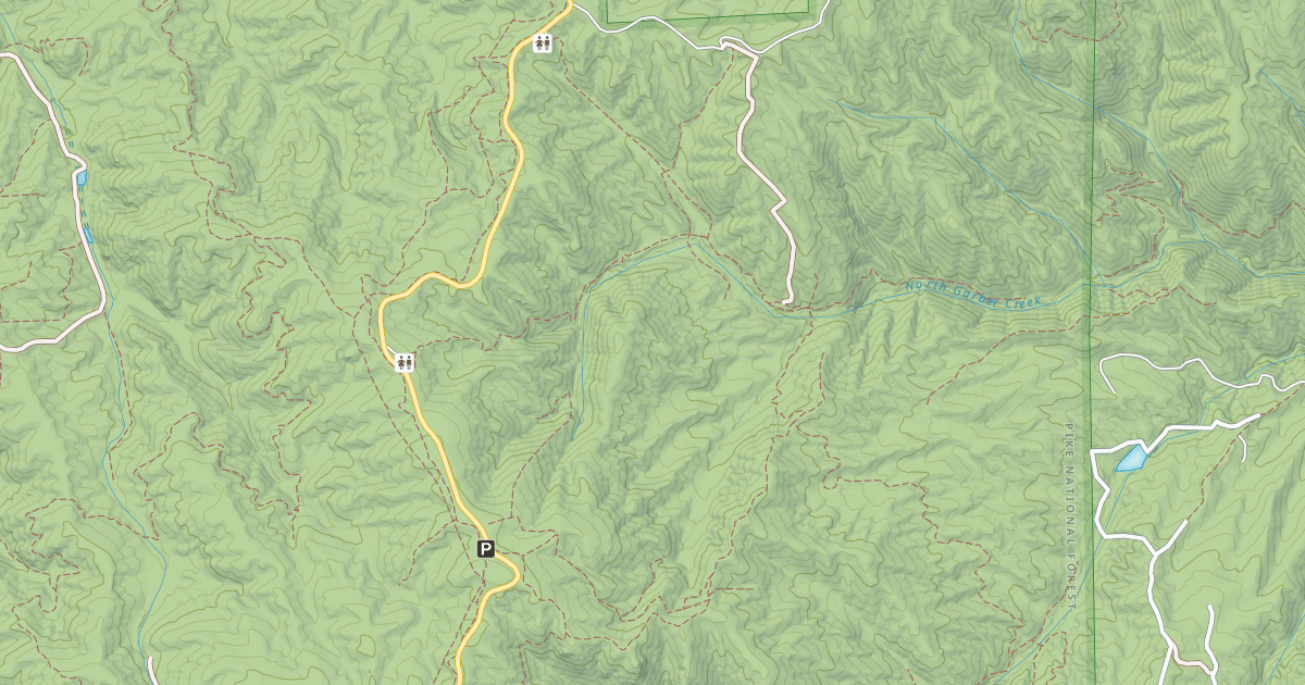 Map preview of Garber