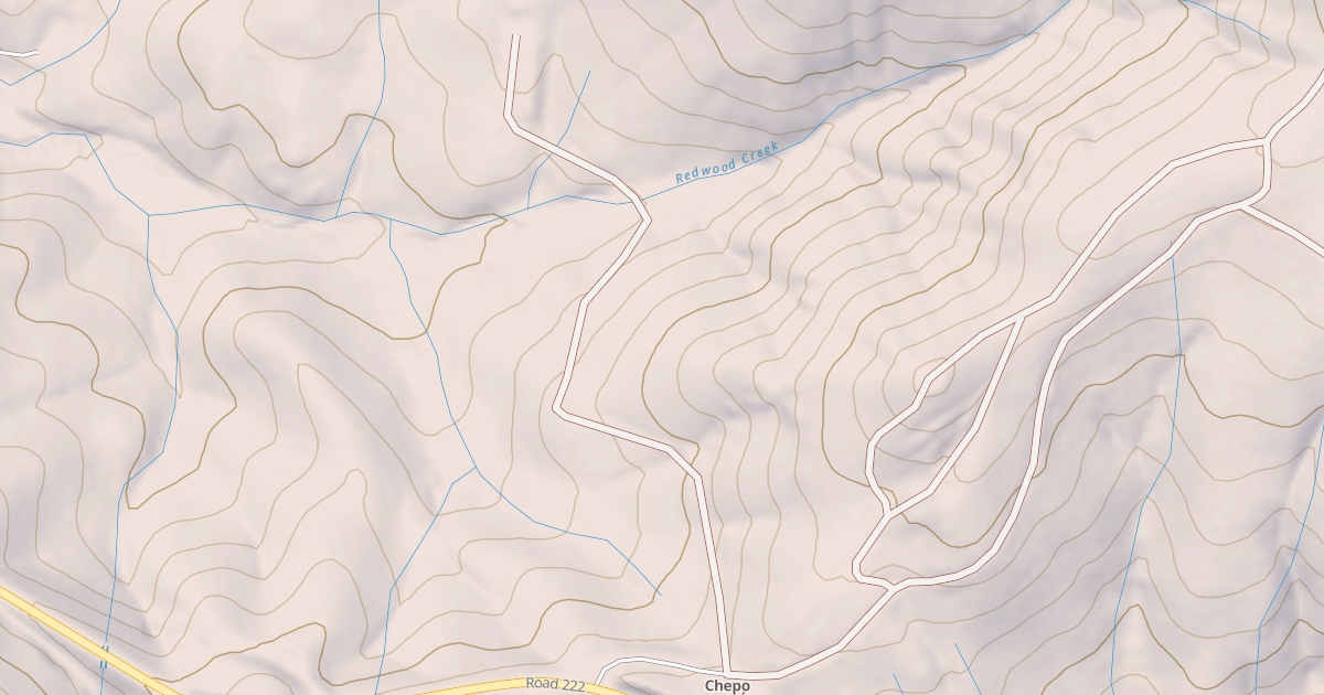 Map preview of CHEPO SADDLE H SPUR