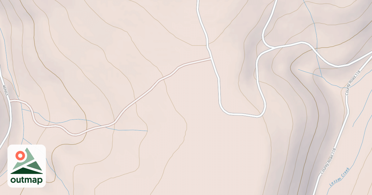 Map of COLD CREEK CUTOFF