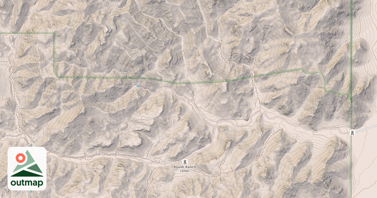 Map of HORSESHOE CANYON