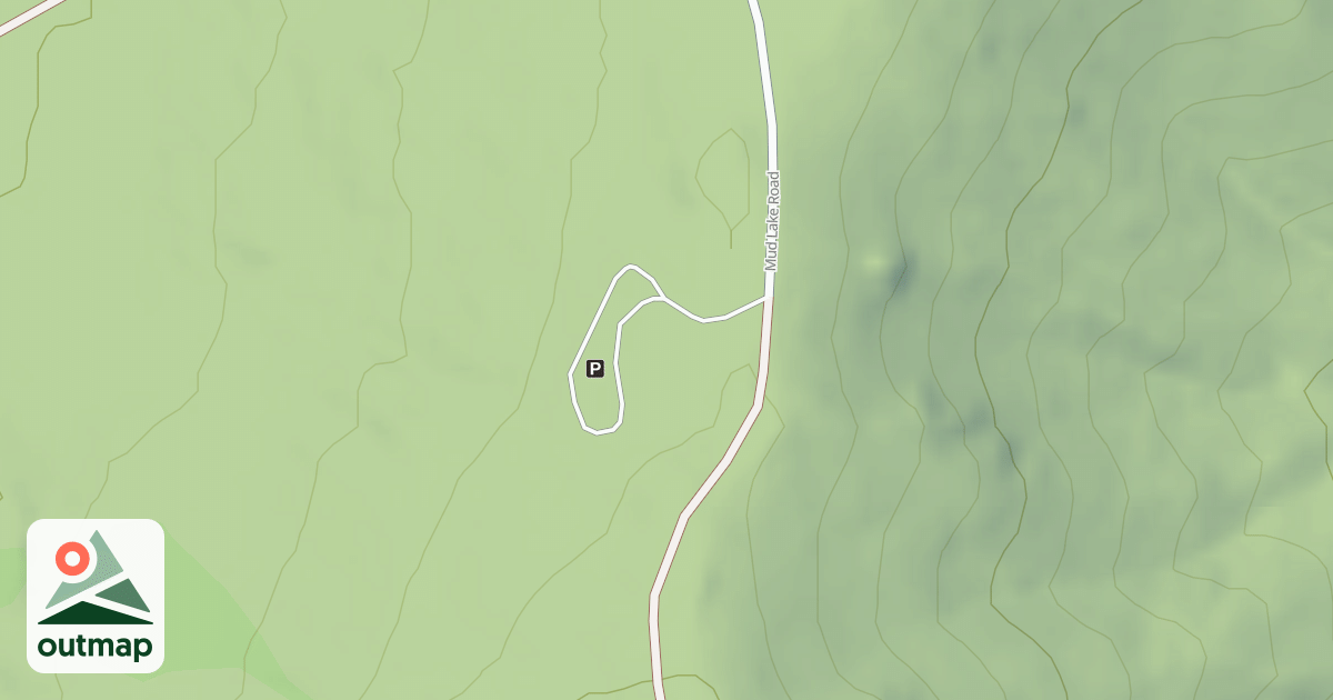 Map of MUD LAKE TRAILHEAD