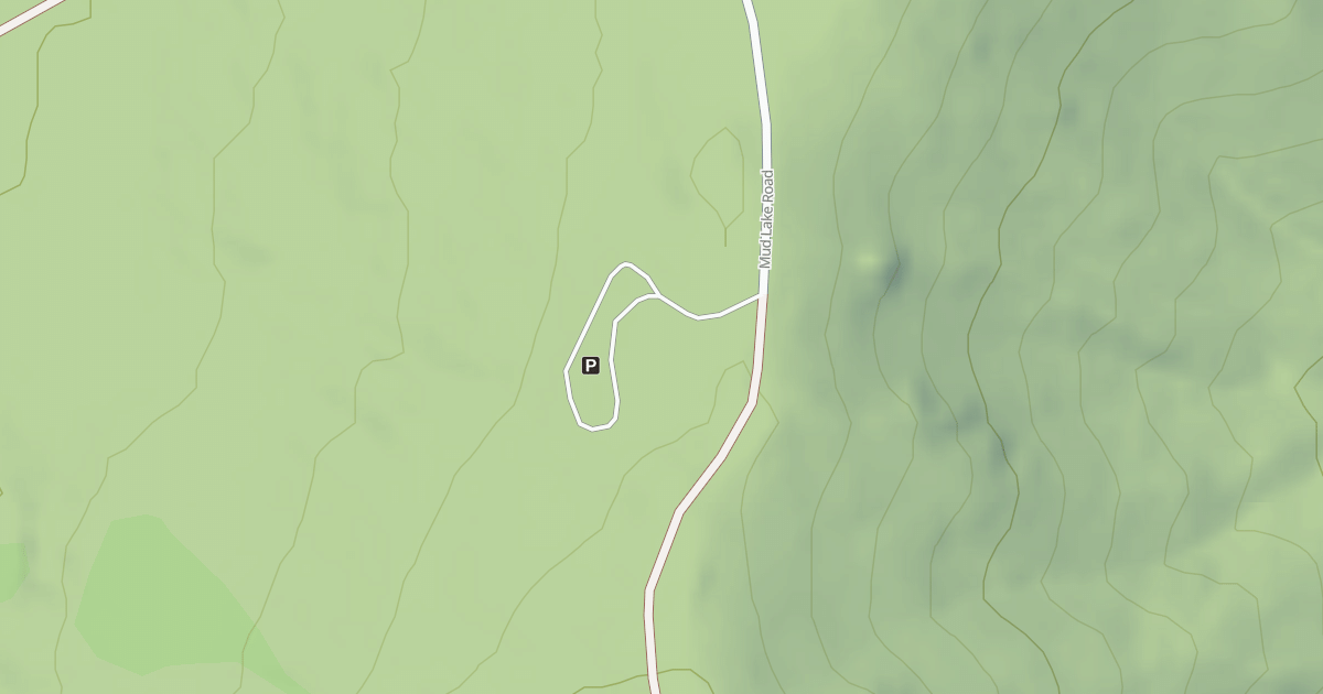 Map preview of MUD LAKE TRAILHEAD