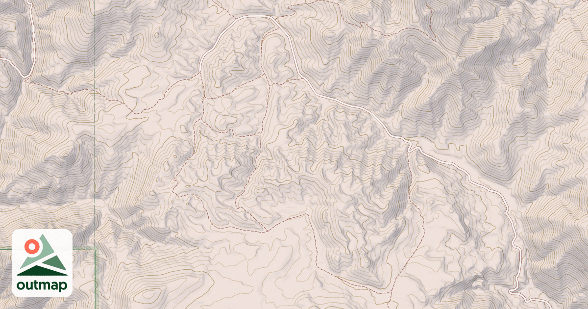 Map of ELK MEADOWS LOOP