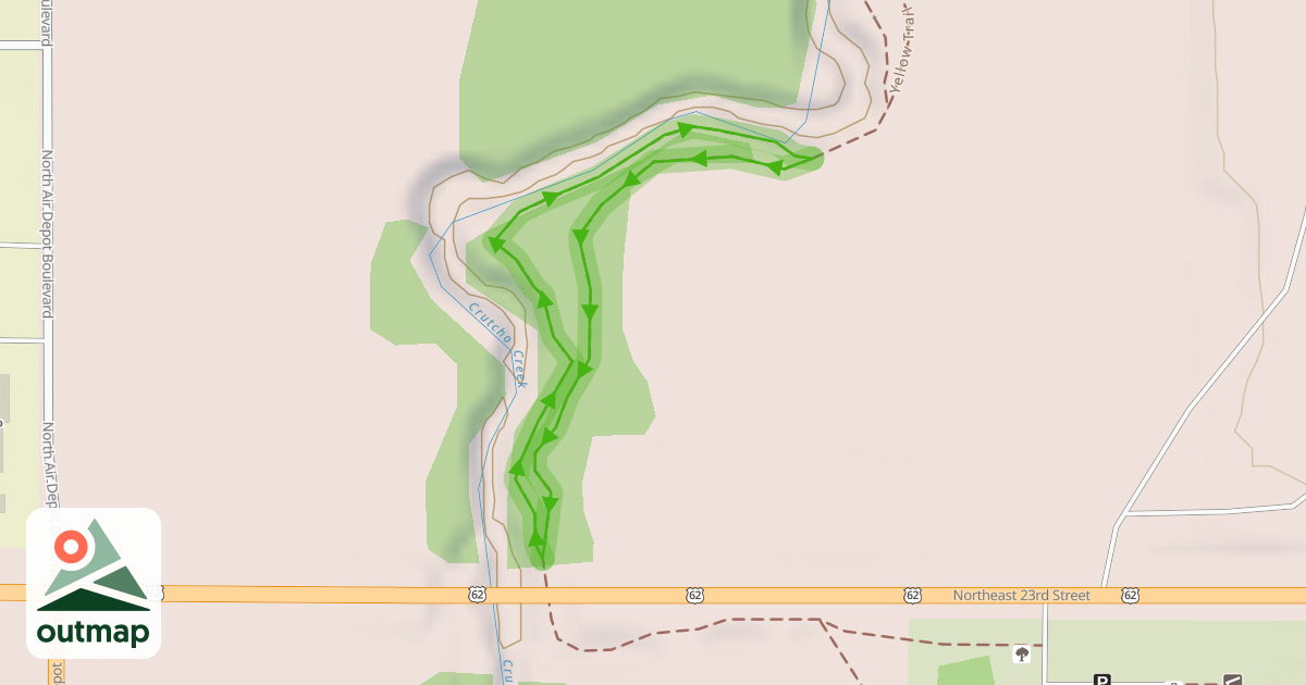 Map of Green Trail