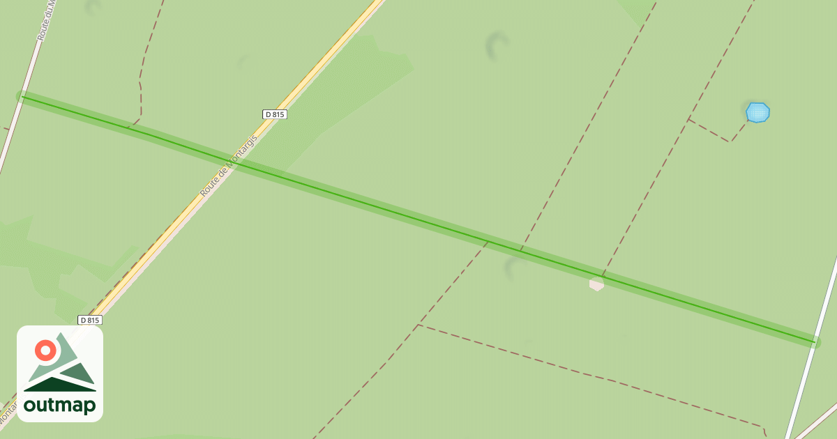 Map of Allée des Forges