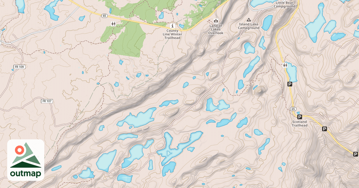 Map of GRANBY