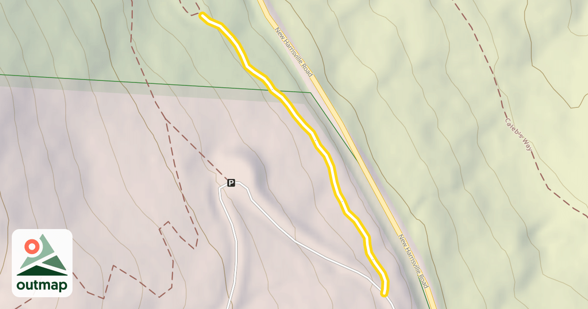 Map of Beech Hill Connector