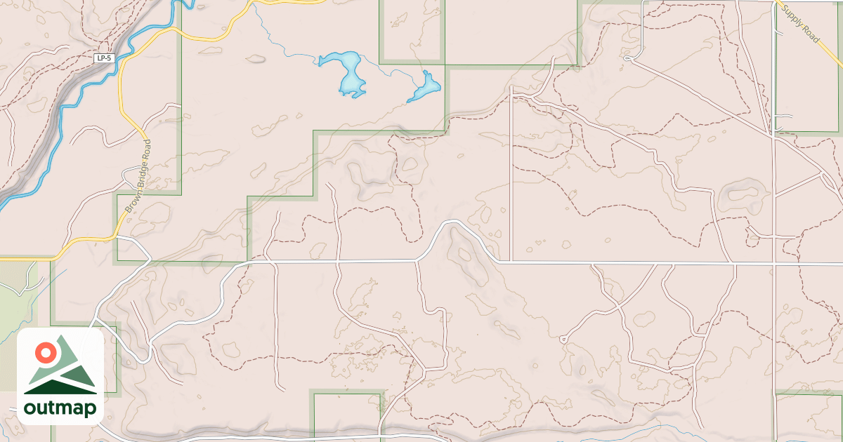 Map of Grand Traverse Motorcycle Trail