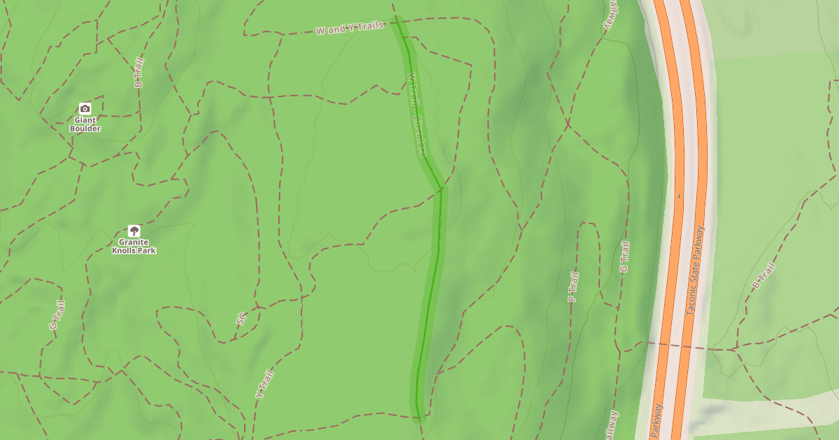 Map preview of W Trail - Circolara