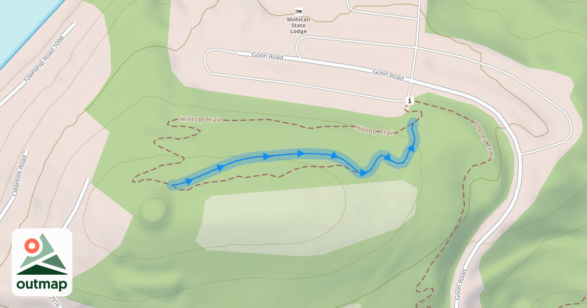 Map of Dirt Surfin Trail