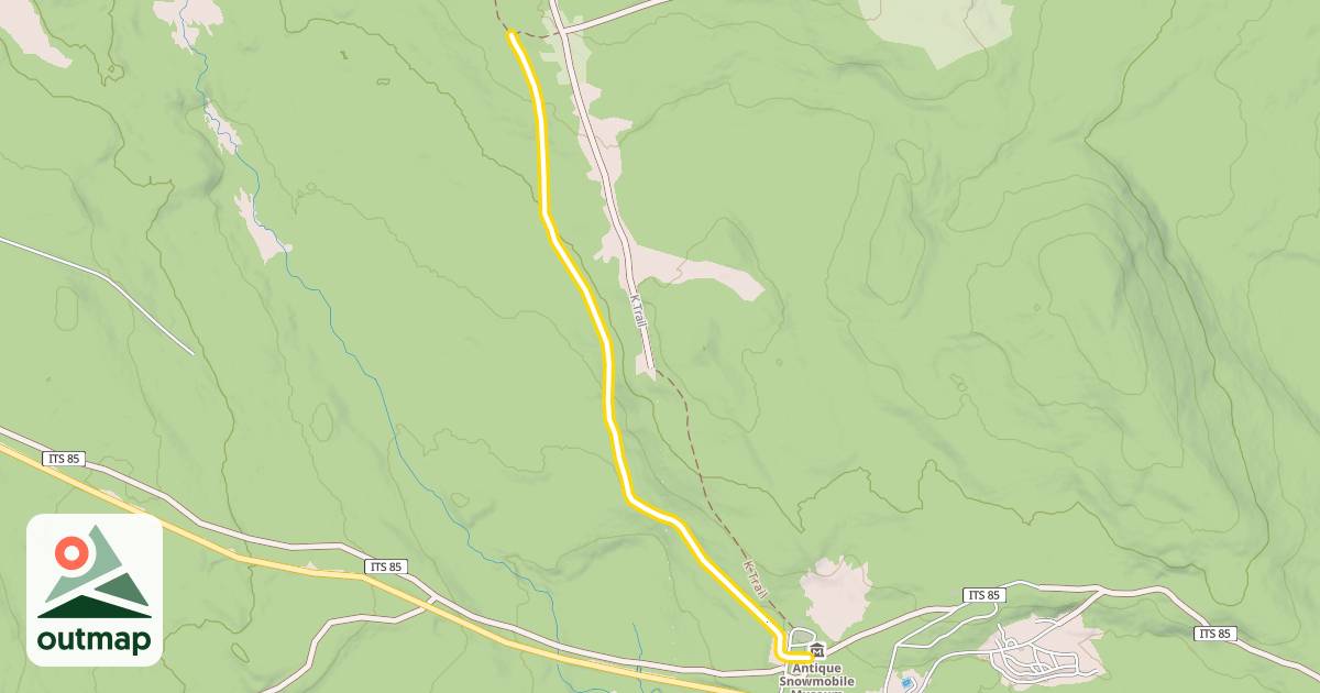 Map of A East Trail