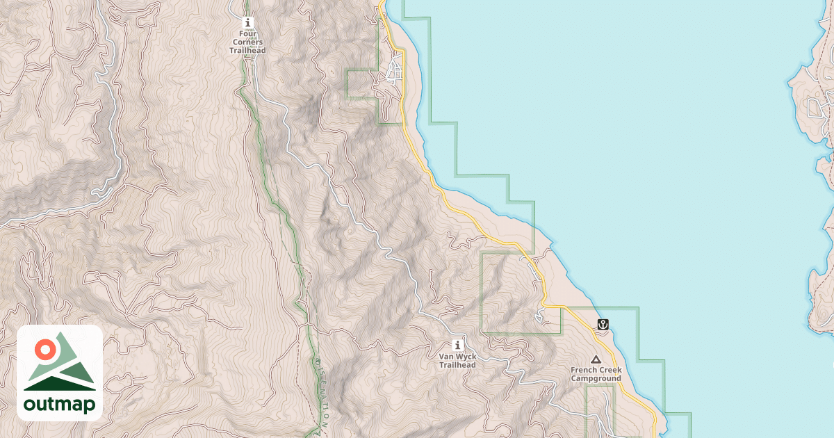 Map of CASCADE RES-ANDERSON CR.