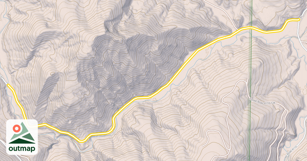 Map of Forest Road 41