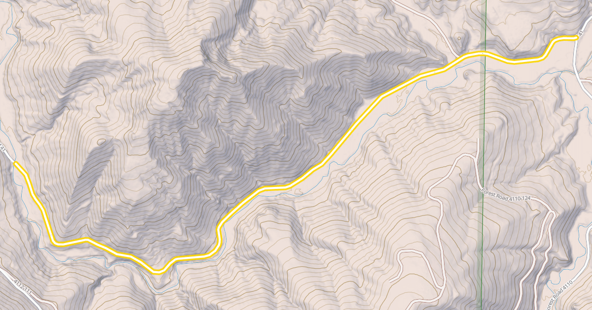 Map preview of Forest Road 41