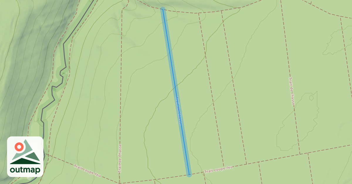 Map of Trait de Chasse
