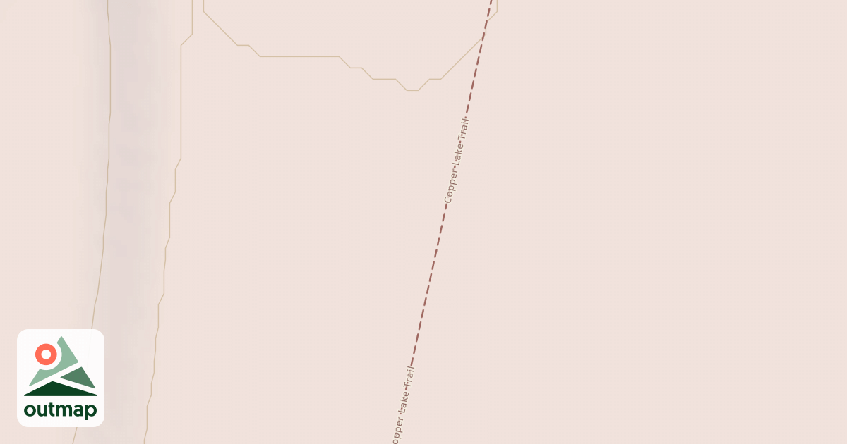 Map of Copper Lake Trail