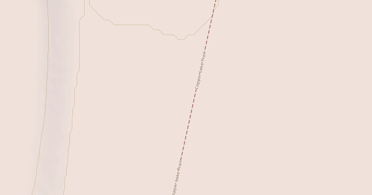 Map preview of Copper Lake Trail
