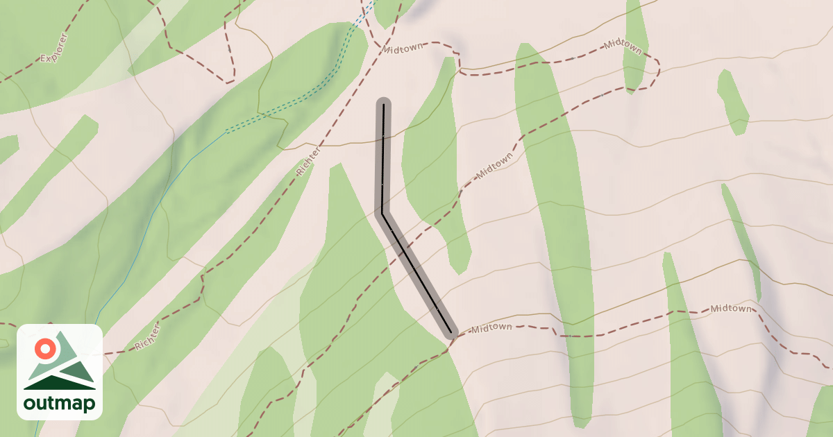Map of Blue Ox