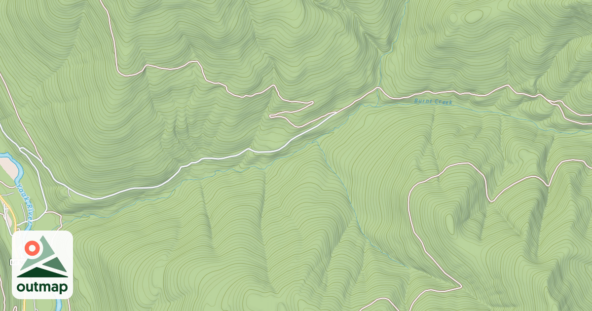 Map of BURNT CREEK/DUTCH CREEK