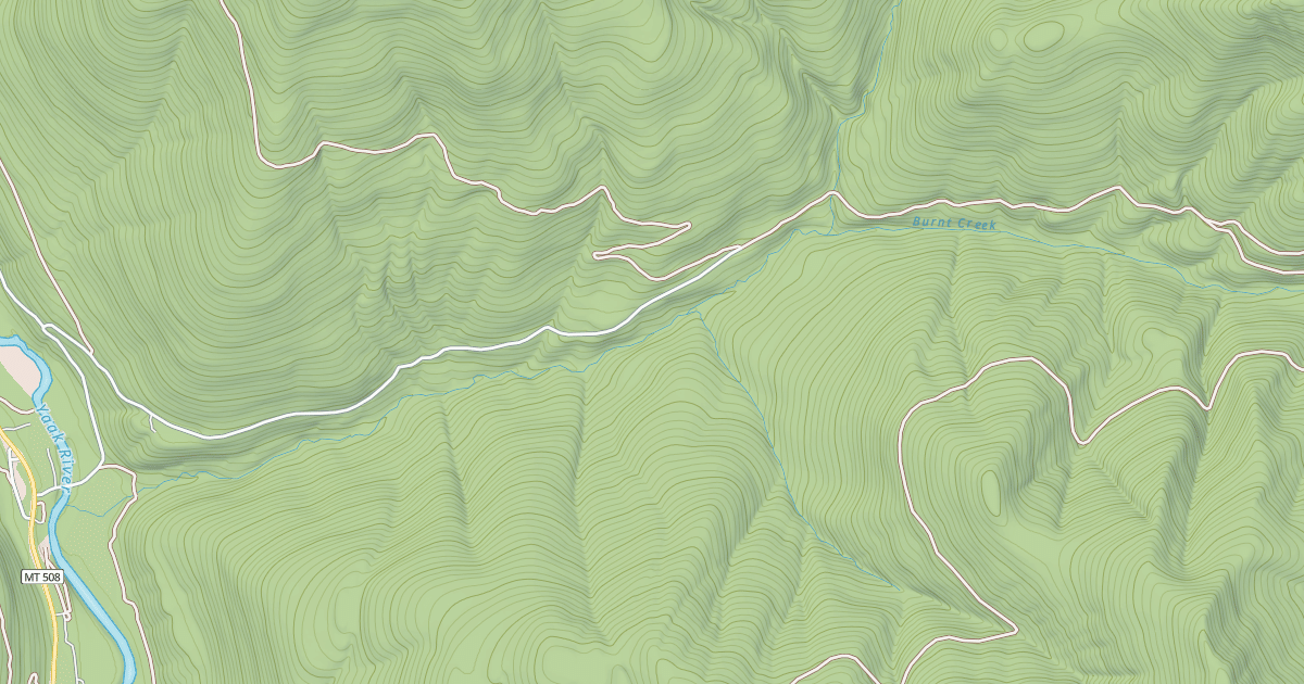 Map preview of BURNT CREEK/DUTCH CREEK