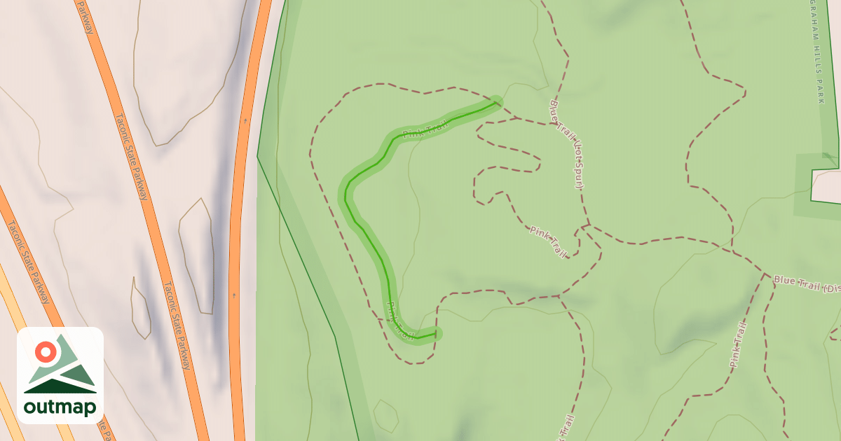 Map of Pink Trail