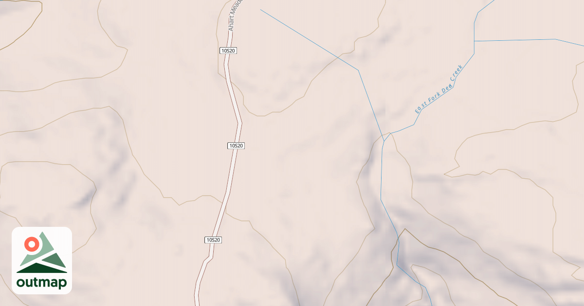 Map of AHART MEADOW T2