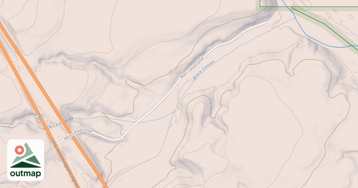 Map of BLACK CANYON SLIF
